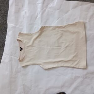 Sleeveless Cream Top
